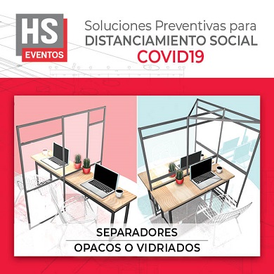 HS EVENTOS brinda soluciones preventivas de distanciamiento social